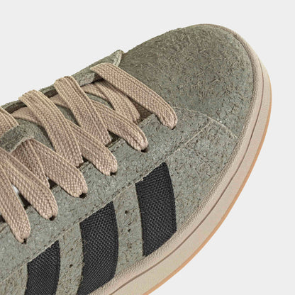 adidas Campus Silver Pebble / Core Black - Stone Khaki