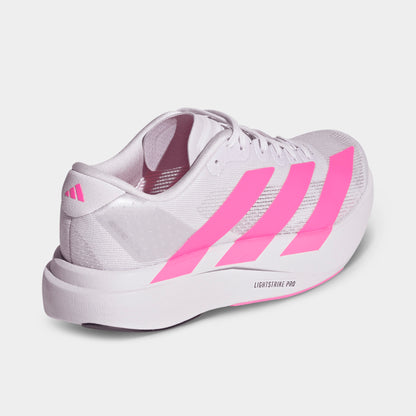 adidas Juniors' Adizero Evo SL Dash Grey / Lucid Pink - Black