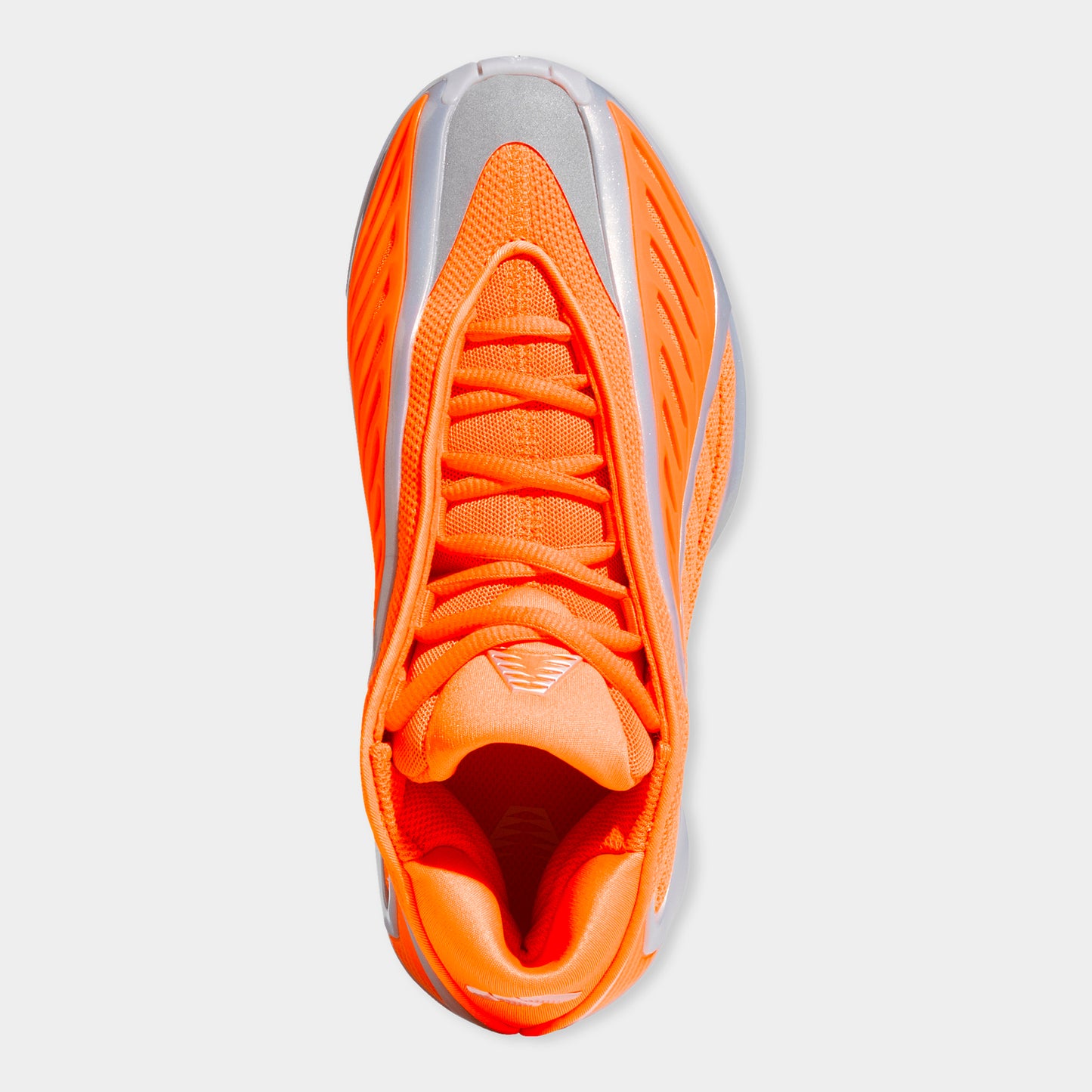 adidas Juniors' Anthony Edwards 2 Lucid Orange / Silver Metallic - Grey