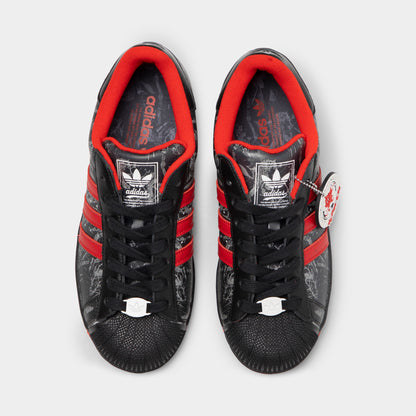 adidas Superstar II WC Core Black / Red - Core Black