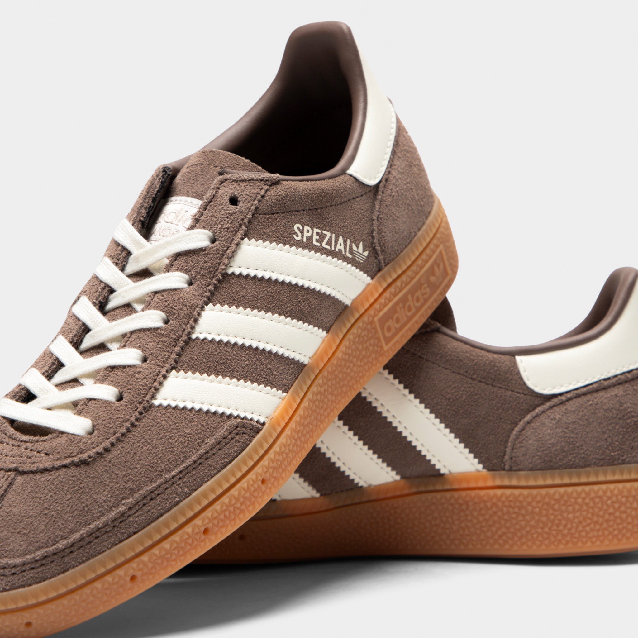 adidas Junior's Handball Spezial Earth Strata / Off White - Gum