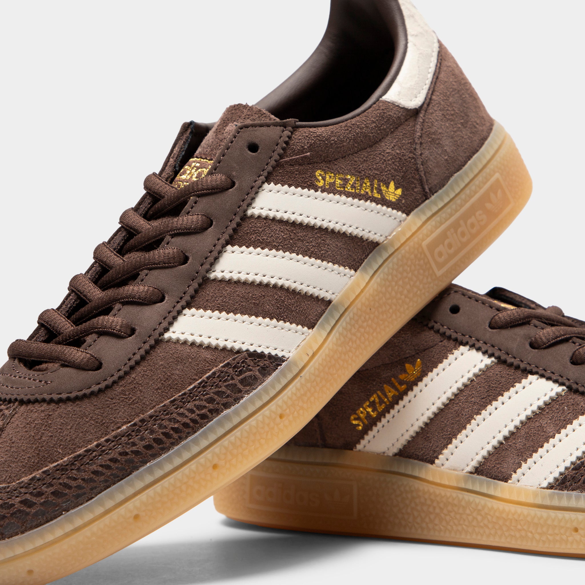 adidas Originals Handball Spezial ブラウン adidas Originals Women's Handball Spezial Dark Brown / Alumina