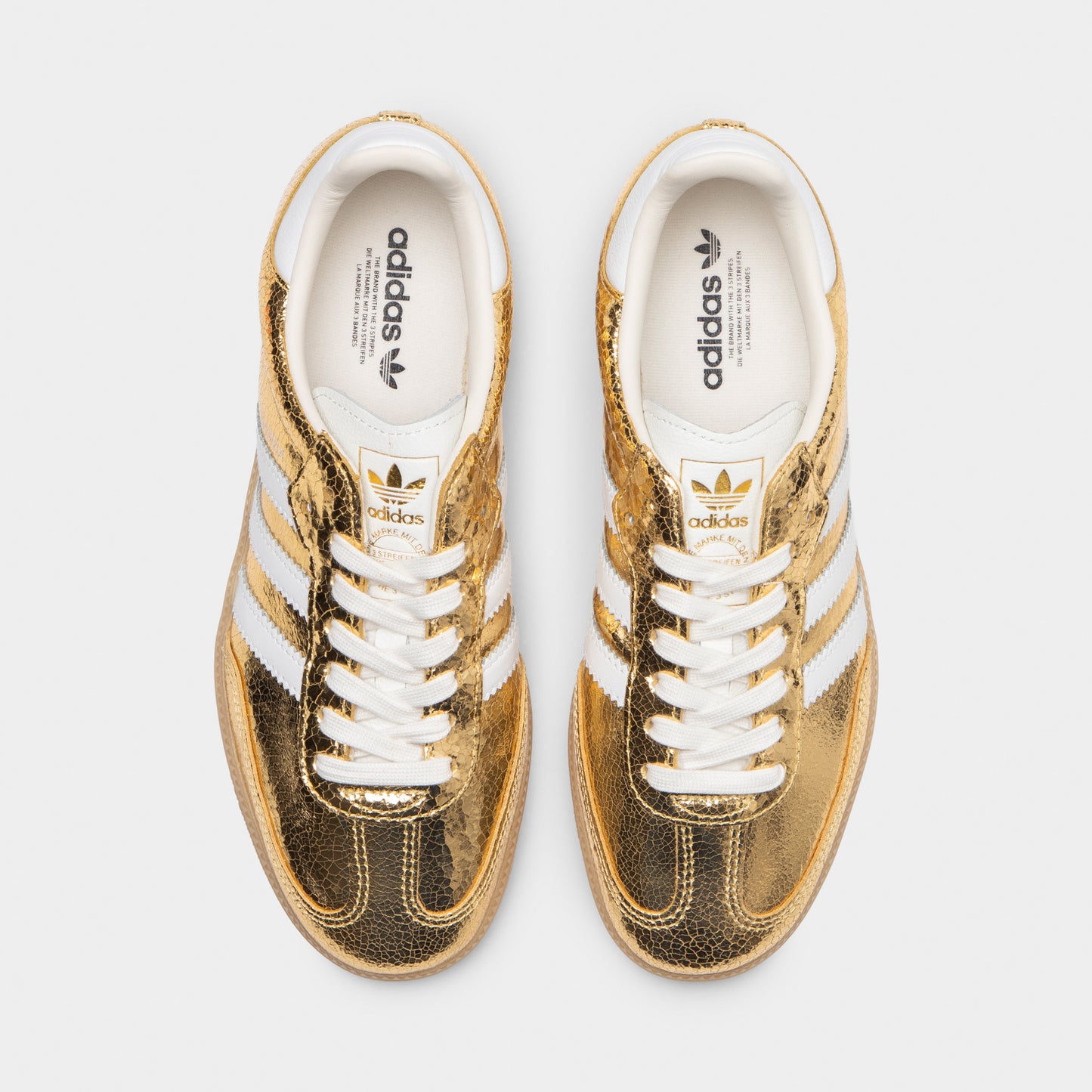 adidas Women's Samba OG Gold Metallic / White - Core White