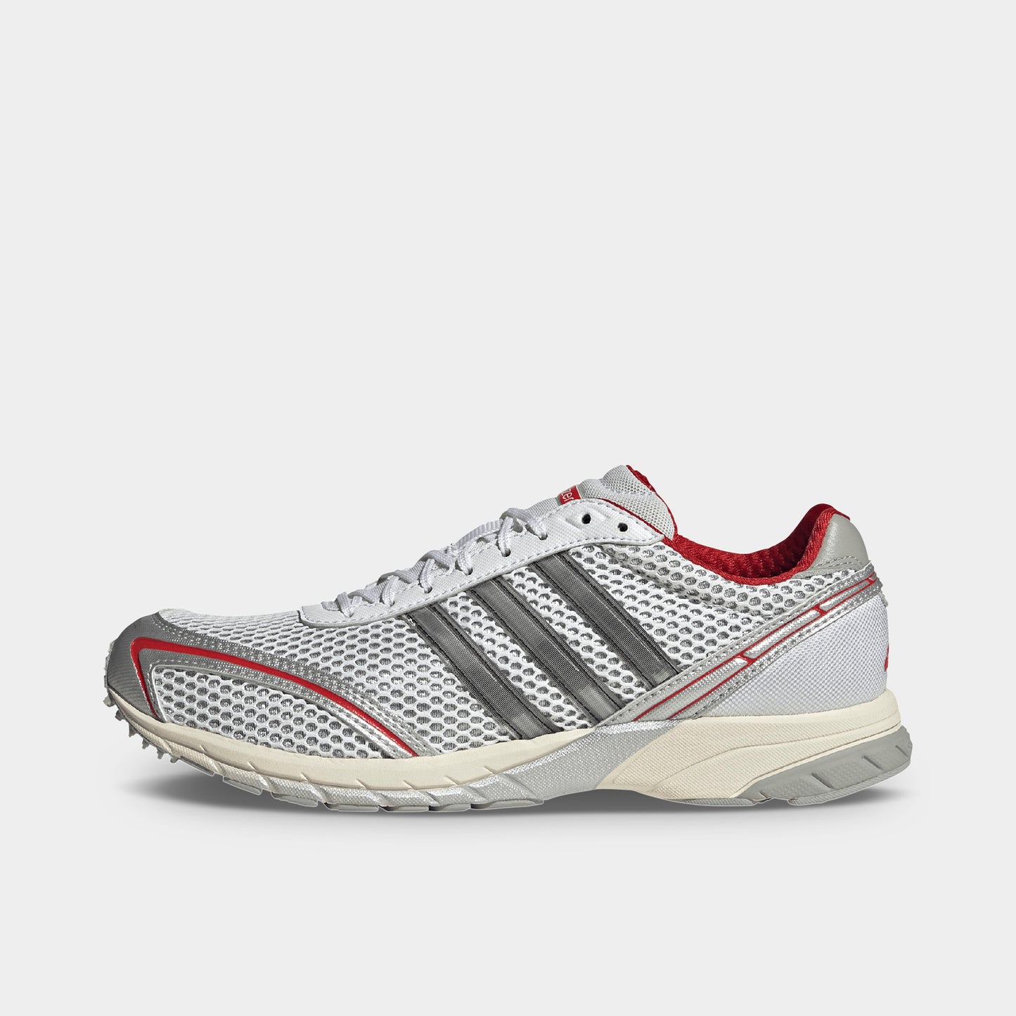 adidas Femmes Adizero Adios OG Argent Métallique / Noir - Better Scarlet