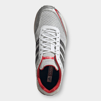 adidas Femmes Adizero Adios OG Argent Métallique / Noir - Better Scarlet