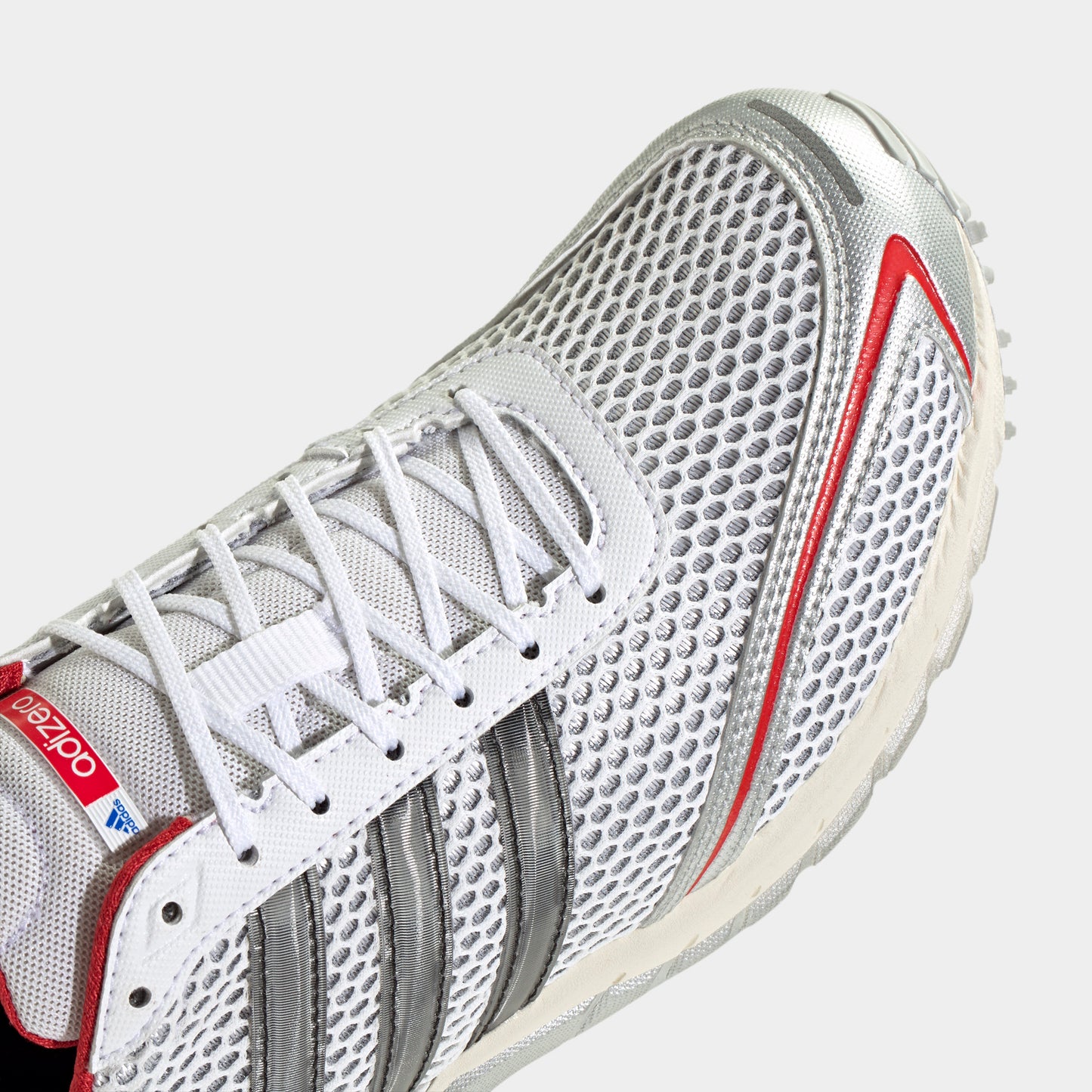 adidas Femmes Adizero Adios OG Argent Métallique / Noir - Better Scarlet