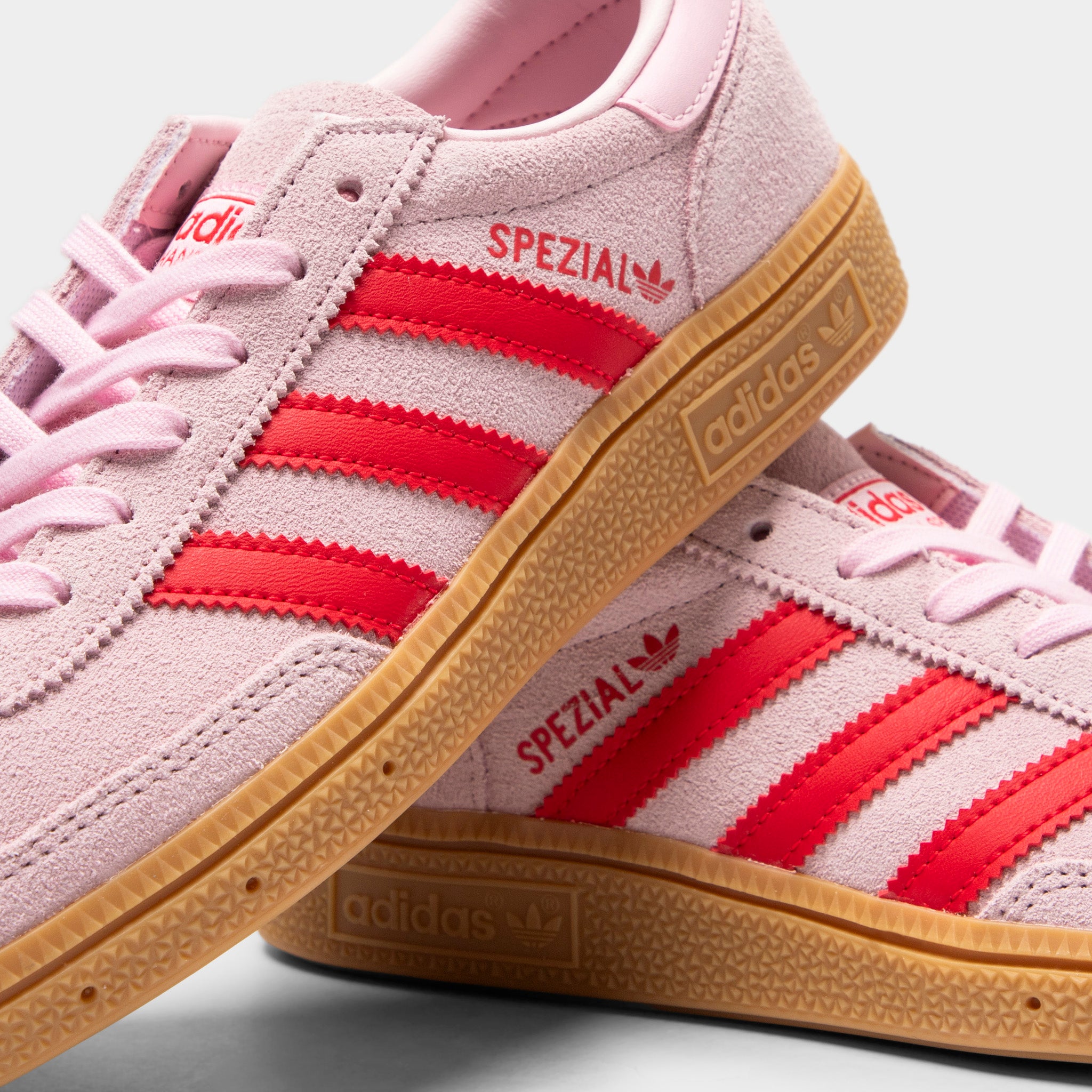 adidas Juniors' Handball Spezial Clear Pink / Pure Ruby - Gum – JD