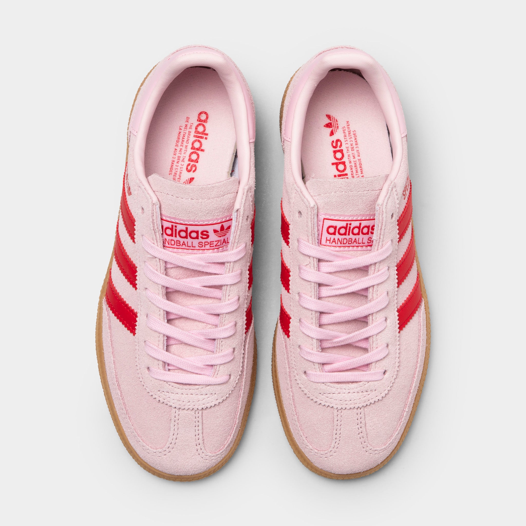 adidas Juniors' Handball Spezial Clear Pink / Pure Ruby - Gum – JD