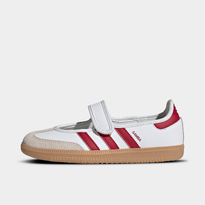 adidas Junior Girls' Samba Jane White / Team Victory Red - Gum