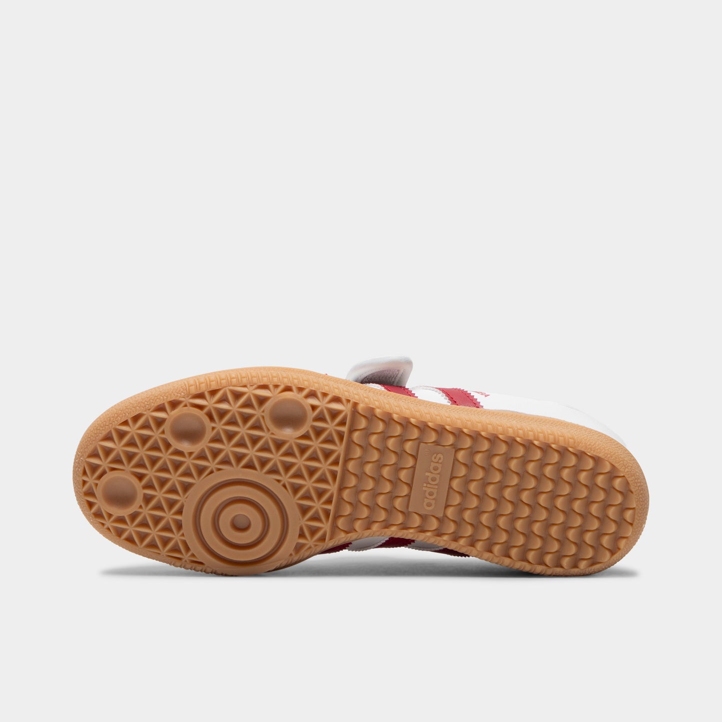 adidas Samba Jane pour filles - Blanc / Rouge Victory - Gomme