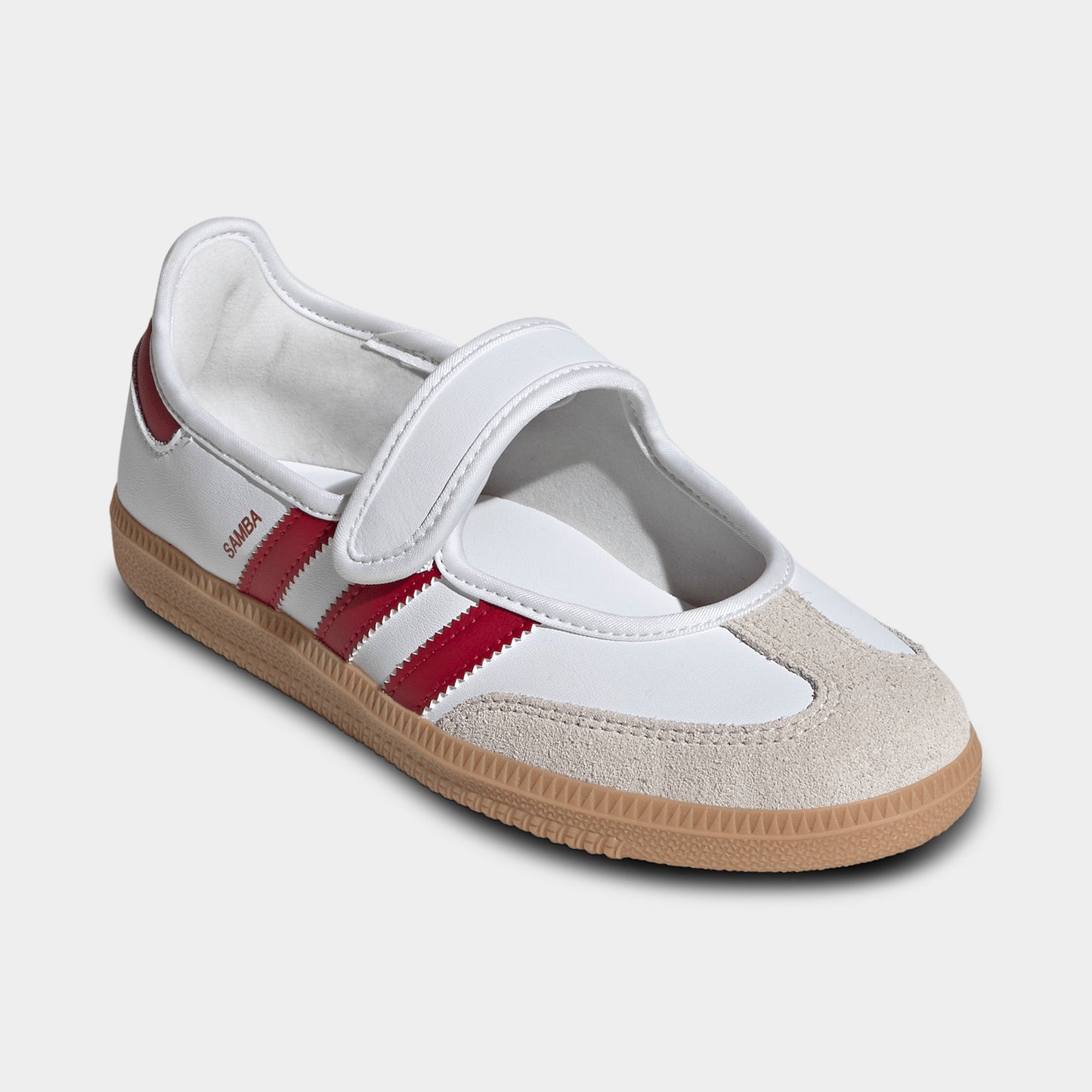 adidas Junior Girls' Samba Jane White / Team Victory Red - Gum