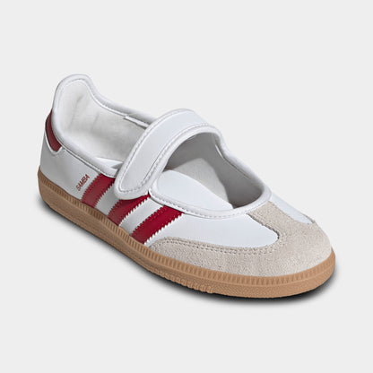 adidas Junior Girls' Samba Jane White / Team Victory Red - Gum