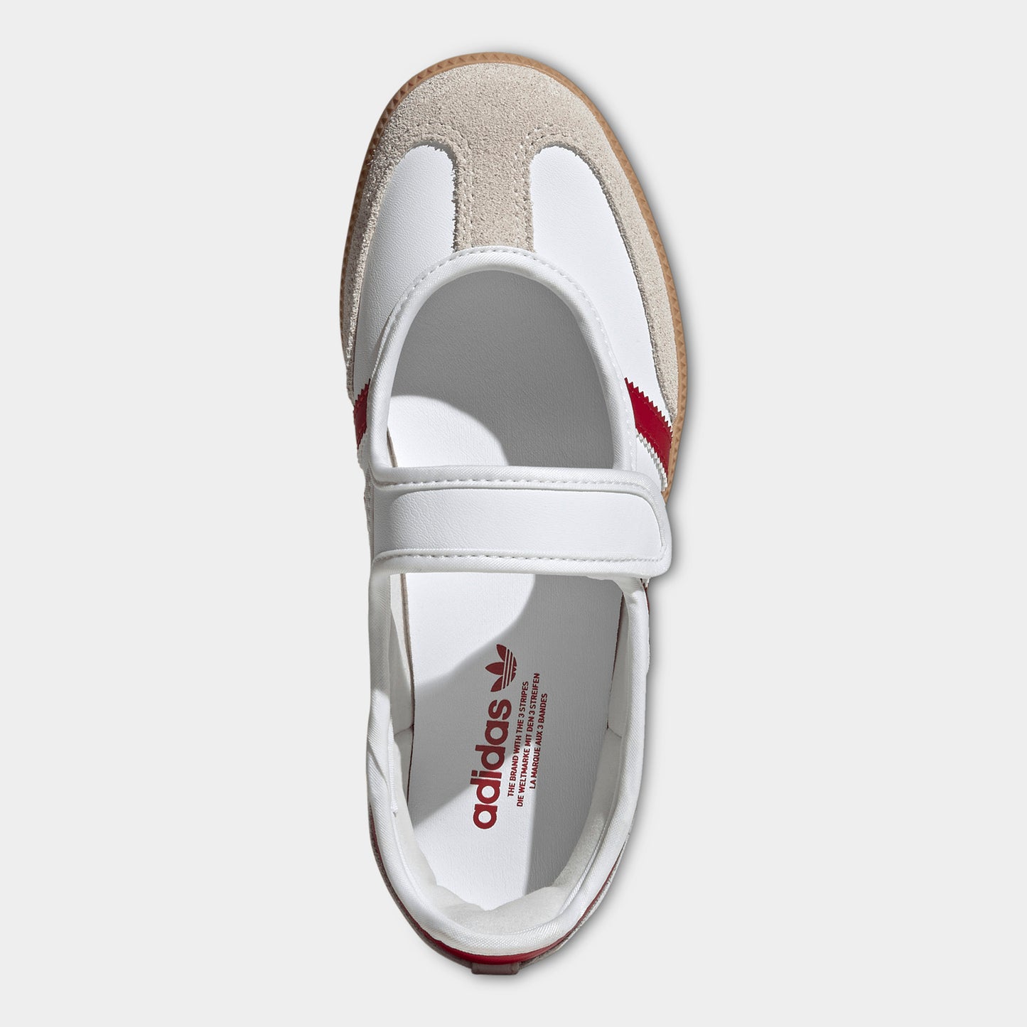 adidas Junior Girls' Samba Jane White / Team Victory Red - Gum