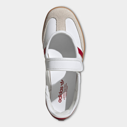 adidas Junior Girls' Samba Jane White / Team Victory Red - Gum