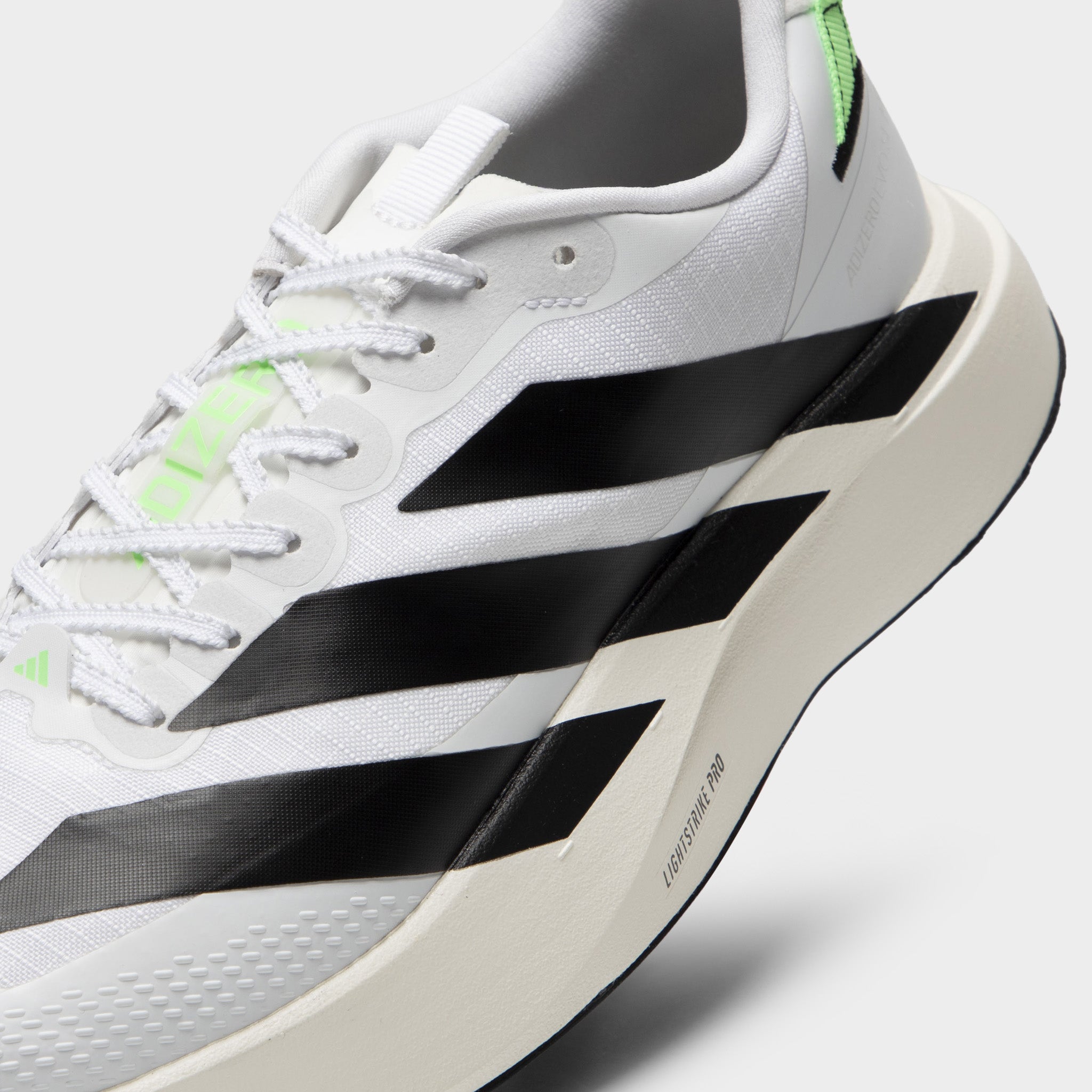 adidas Adizero Evo SL ATR White / Core Black - Lime Burst – JD Sports