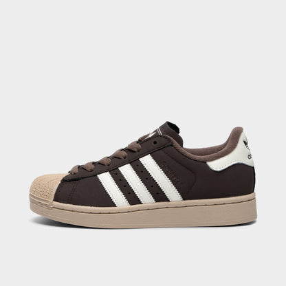 adidas Juniors' Superstar 2 Aurora Coffee / Off White - Stone Khaki