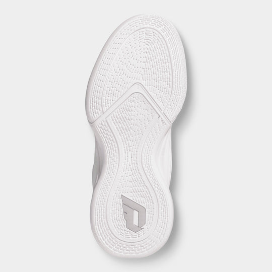adidas Juniors' Dame X White / Zero Metallic - Silver Metallic