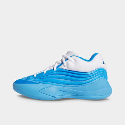 adidas Juniors Dame X Semi-bleu Éclatant / Blanc - Bleu Lucid Ray