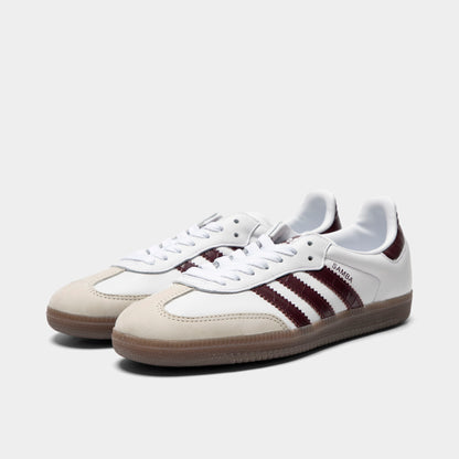 adidas Samba Femme Blanc / Café Métallisé - Gomme