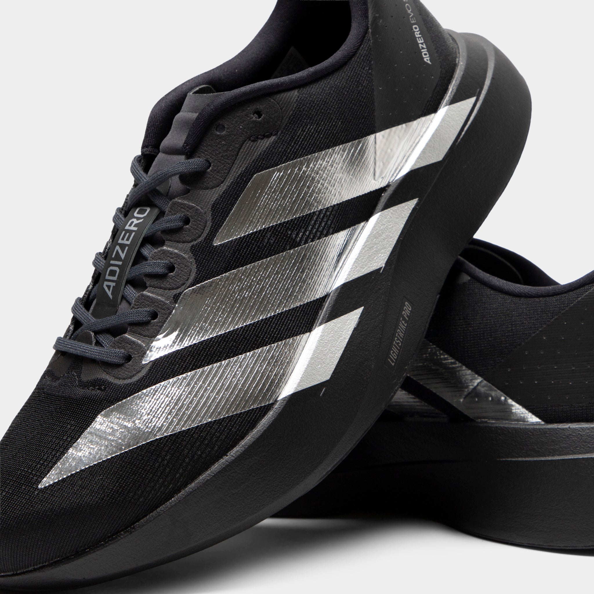 adidas EVO SLCore Black / Metallic Silver – JD Sports
