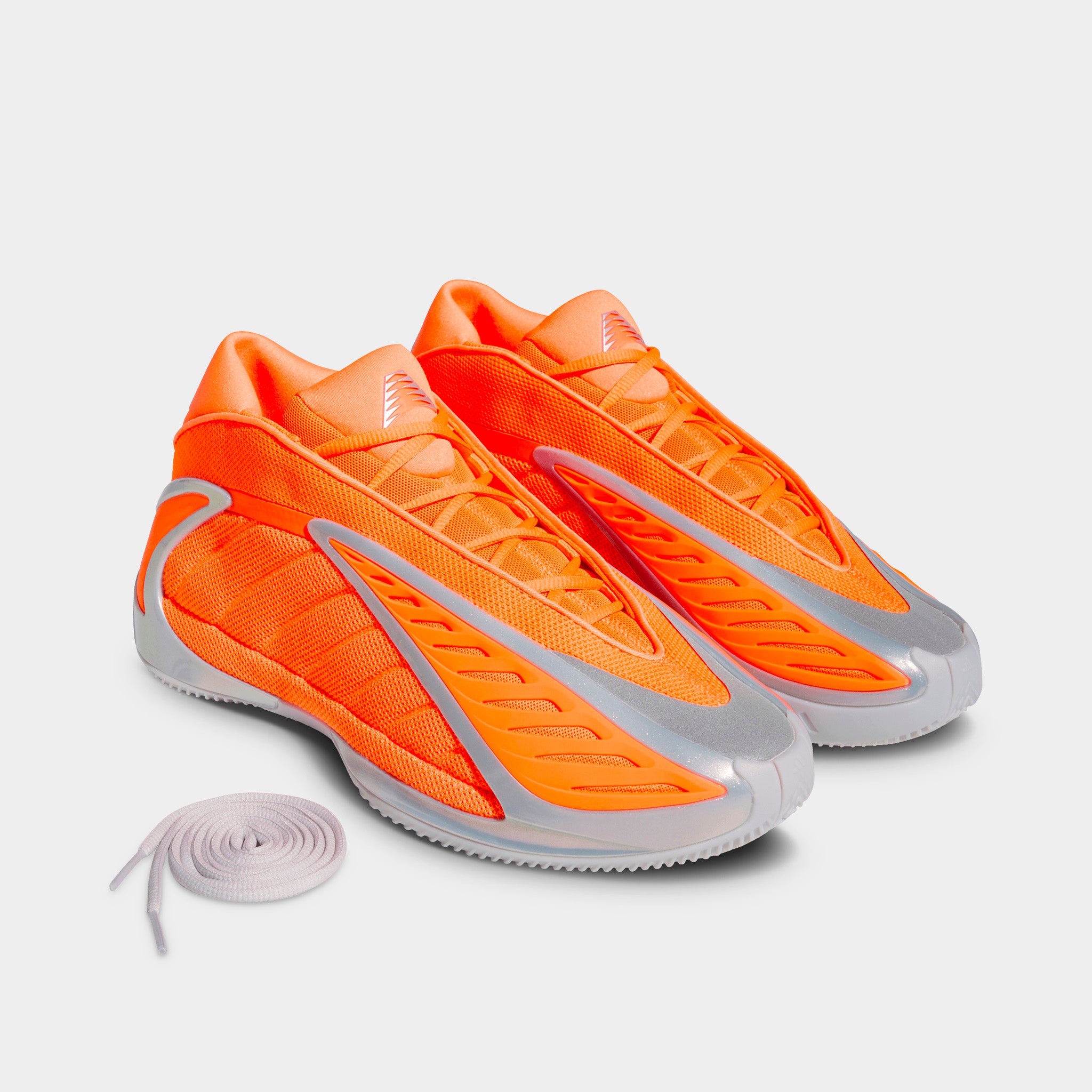 adidas Anthony Edwards 2 Lucid Orange / Silver Metallic - Grey One