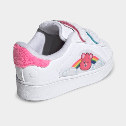 adidas Infants' Care Bears Superstar LED Lights Comfort Closure White / Lucid Pink - Bliss Pink