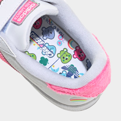 adidas Children's Care Bears Superstar LED Lights Comfort Closure White / Lucid Pink - Bliss Pink