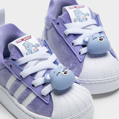 adidas Bébés Care Bears Superstar Quickon Violet clair / Blanc - Noir de base