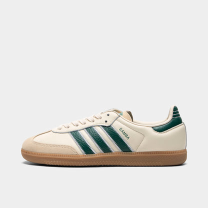 adidas Samba OG Crème / Vert Universitaire - Gomme4