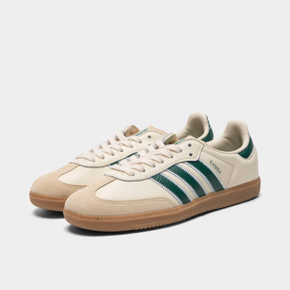 adidas Samba OG Crème / Vert Universitaire - Gomme4