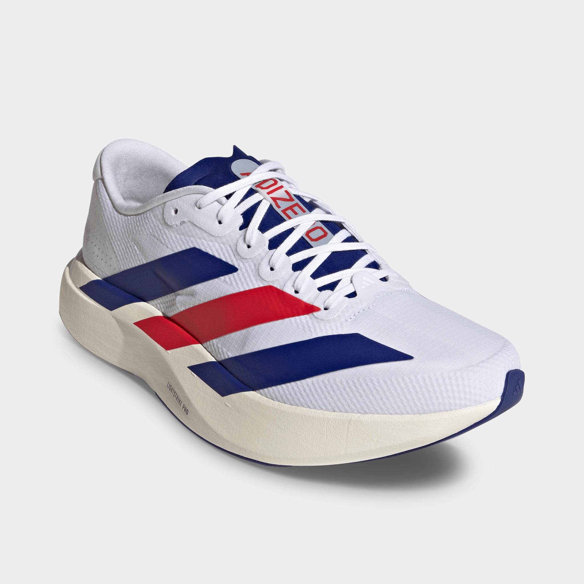 adidas adizero サッカーシューズ ホワイト/レッド/ブルー adidas Adizero Evo SL White / Mystery Ink - Pure Ruby – JD Sports