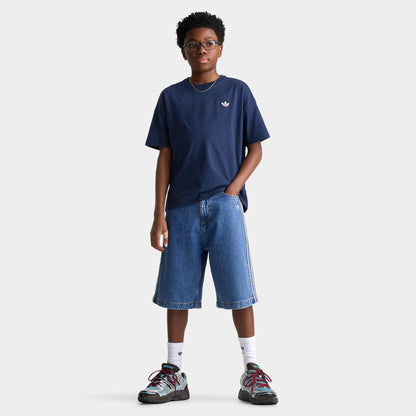 adidas Juniors' Denim Shorts / Vintage Blue