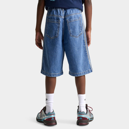 adidas Juniors' Denim Shorts / Vintage Blue