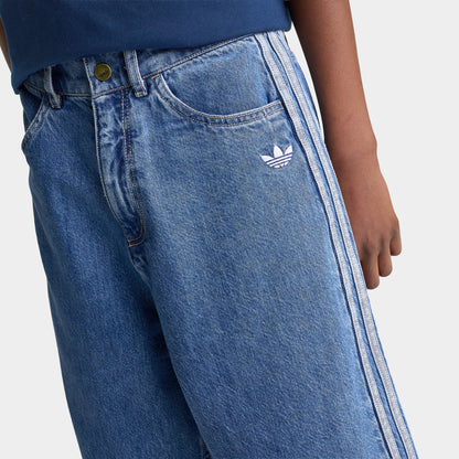 adidas Juniors' Denim Shorts / Vintage Blue