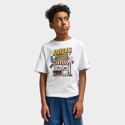 adidas Juniors t-shirt Shoe Bodega / Blanc