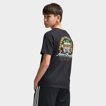 adidas Juniors' Skate Tee /  Black