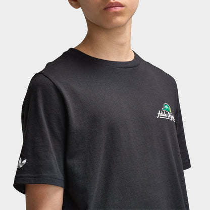 adidas Juniors' Skate Tee /  Black