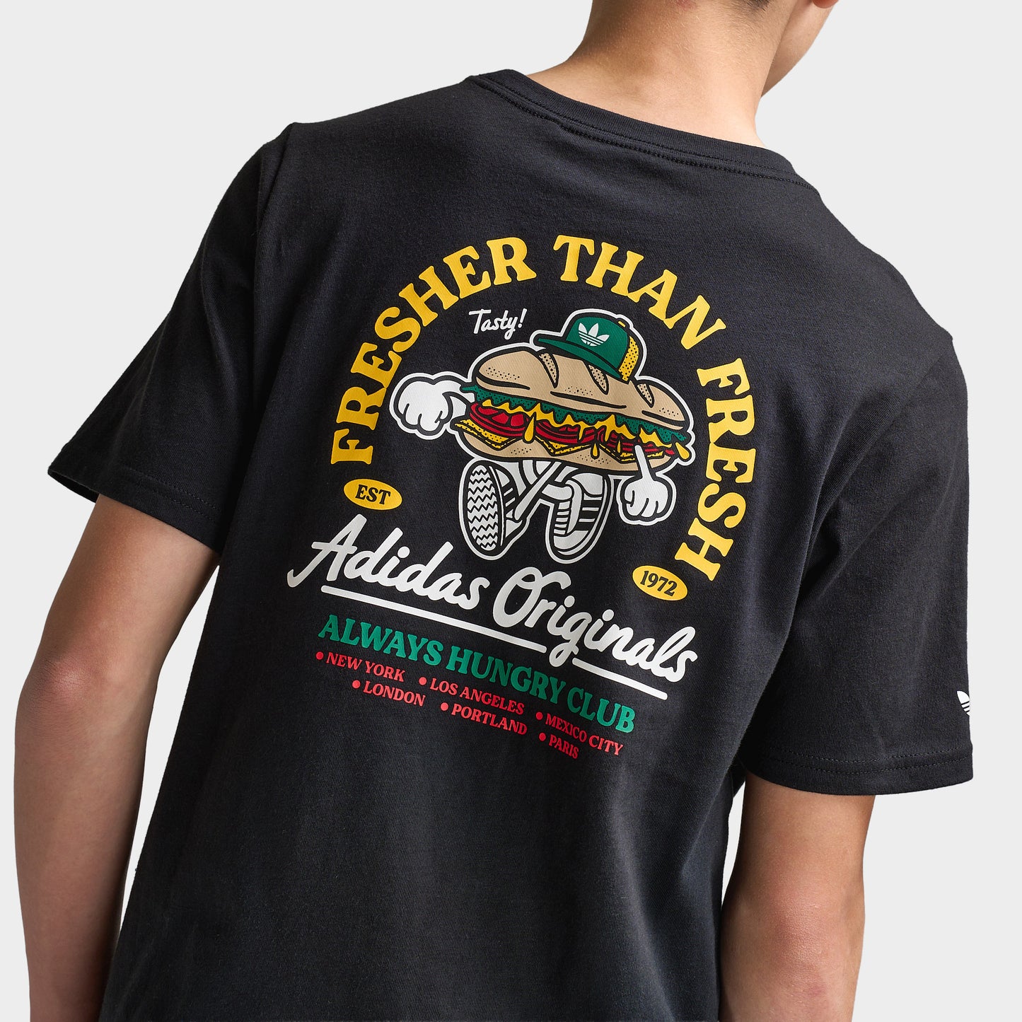 adidas Juniors' Skate Tee /  Black