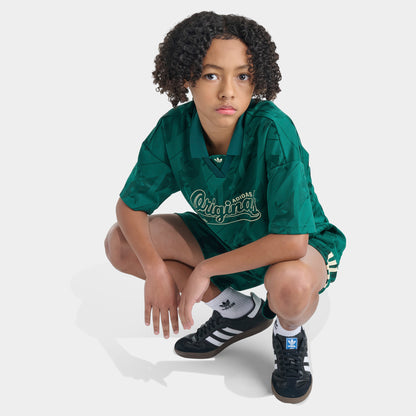 adidas Junior Boys' Monogram Jersey Top / Collegiate Green