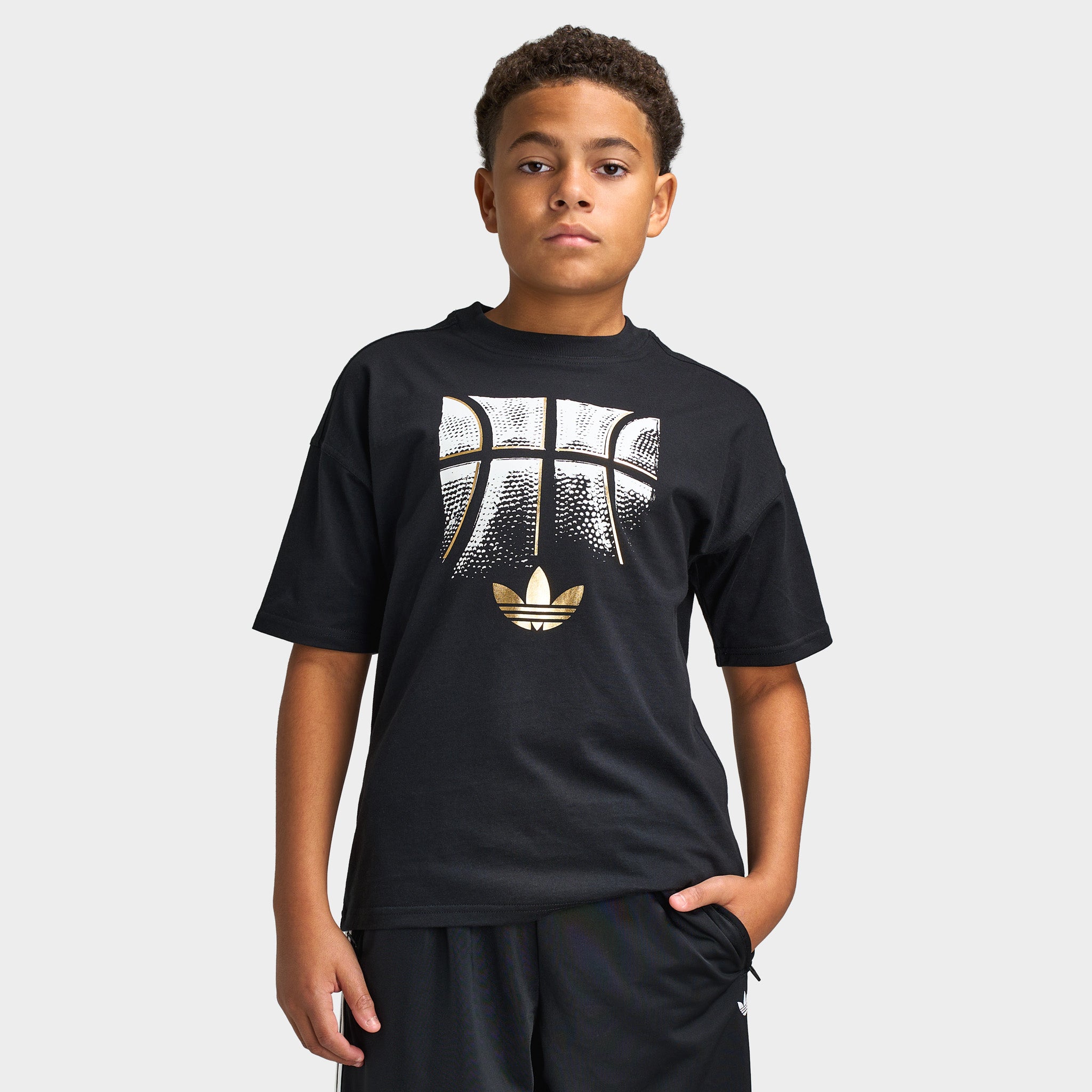 adidas Juniors' Layup Loose Fit T-Shirt / Black – JD Sports