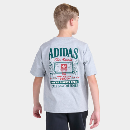 adidas Junior Backboard T-shirt Coupe Ample / Heather Moyen