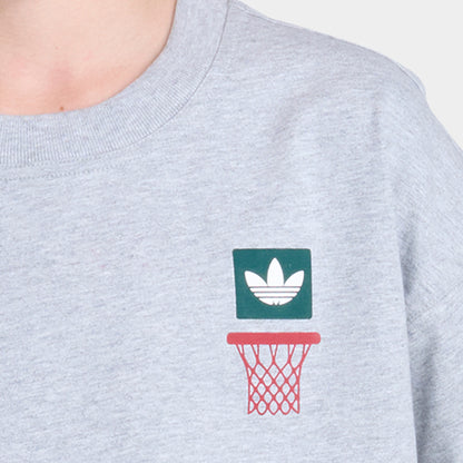 adidas Junior Backboard T-shirt Coupe Ample / Heather Moyen