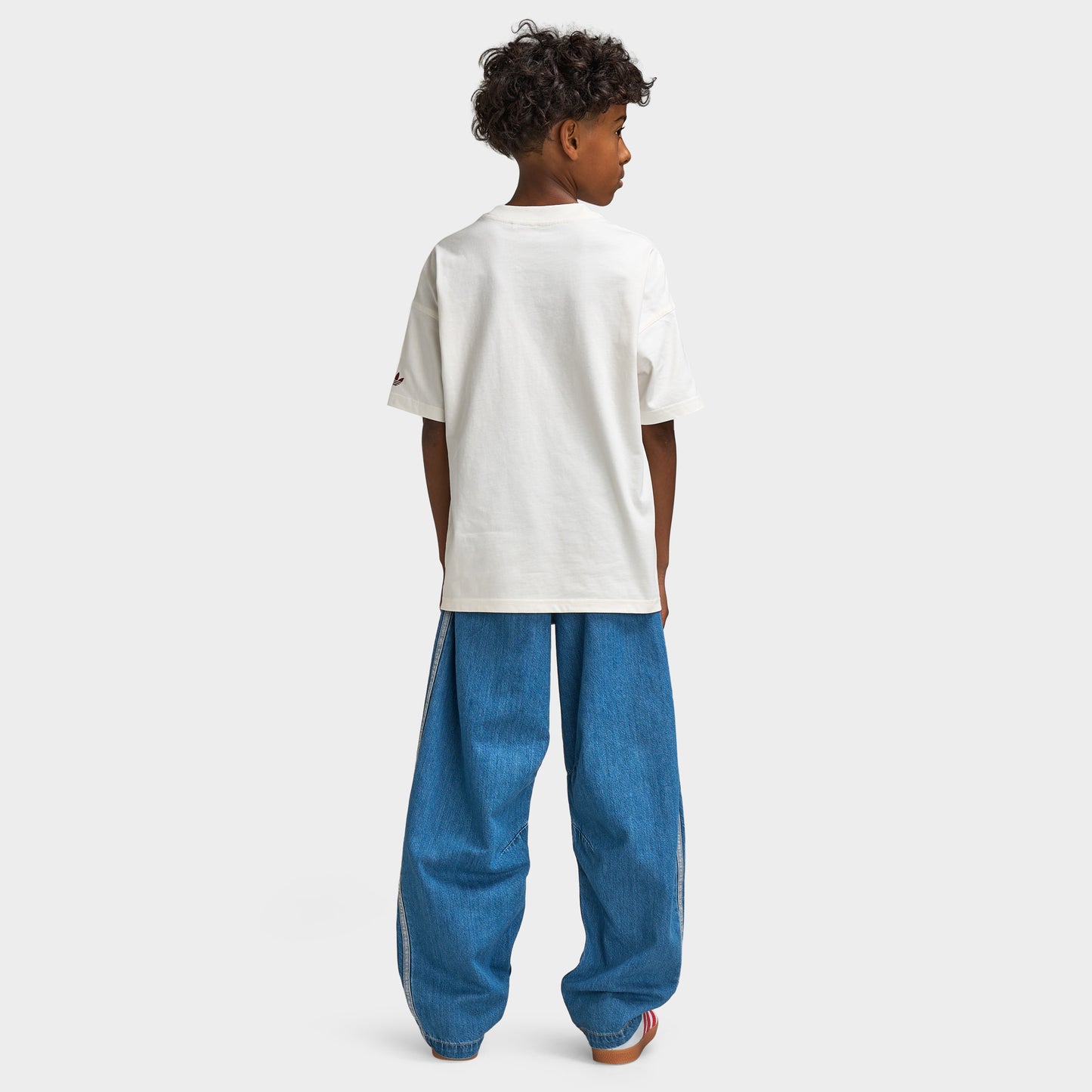adidas Juniors Foodcart Coupe Ample T-shirt / Blanc Nuage