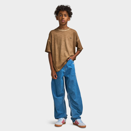 adidas Juniors' Washed T-Shirt / Khaki