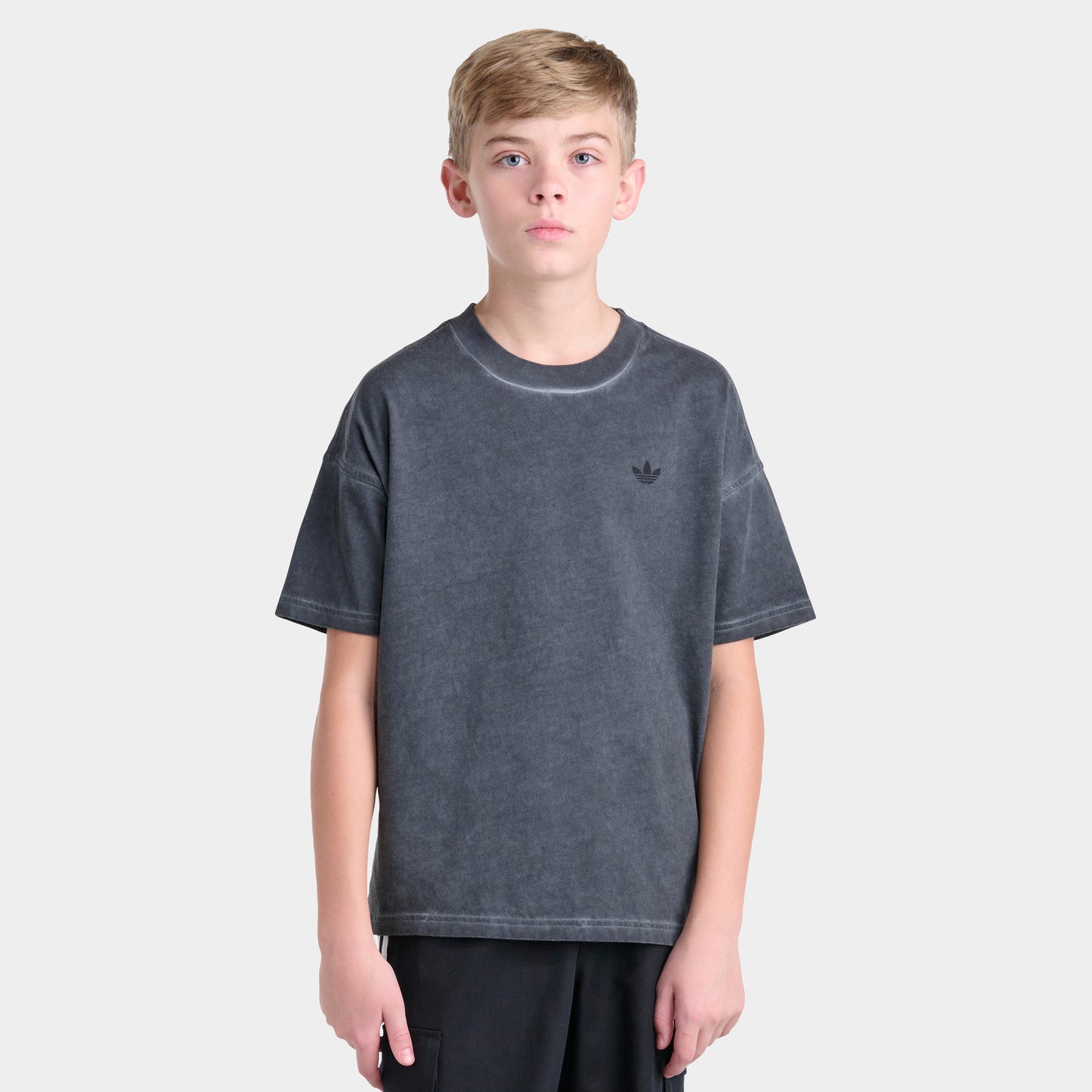 T-shirt ample délavé adidas junior / Noir