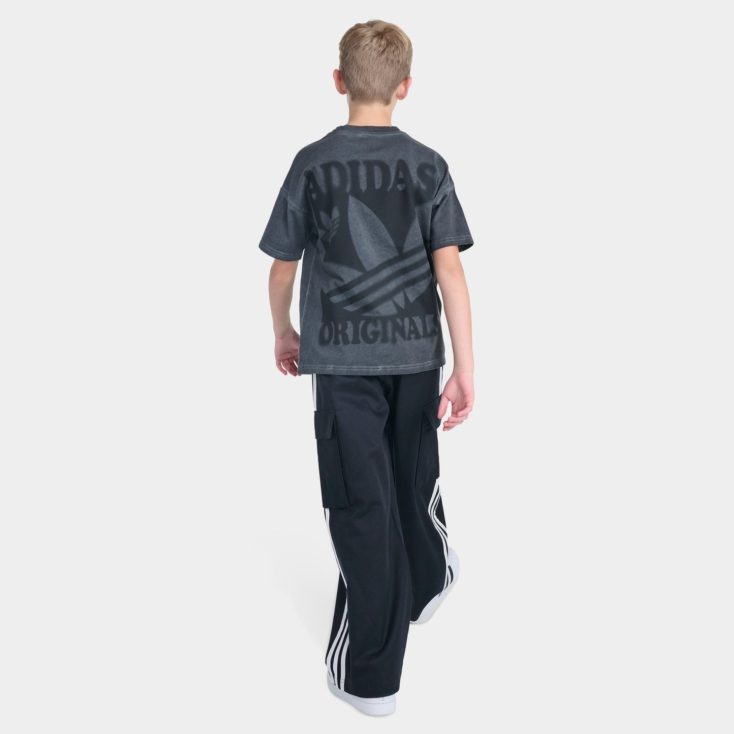 T-shirt ample délavé adidas junior / Noir