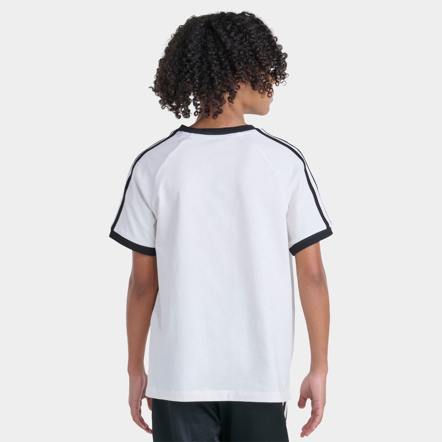 adidas Junior T-shirt  à 3 Bandes / Blanc Nuage