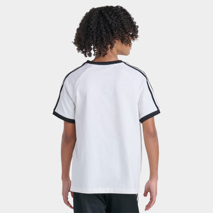 adidas Junior T-shirt  à 3 Bandes / Blanc Nuage