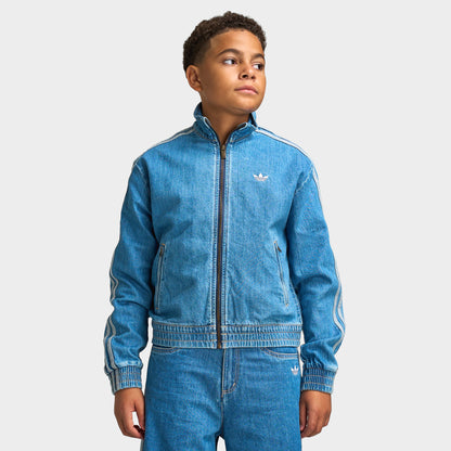 adidas Junior Firebird Veste en Jean / Moyen Vintage