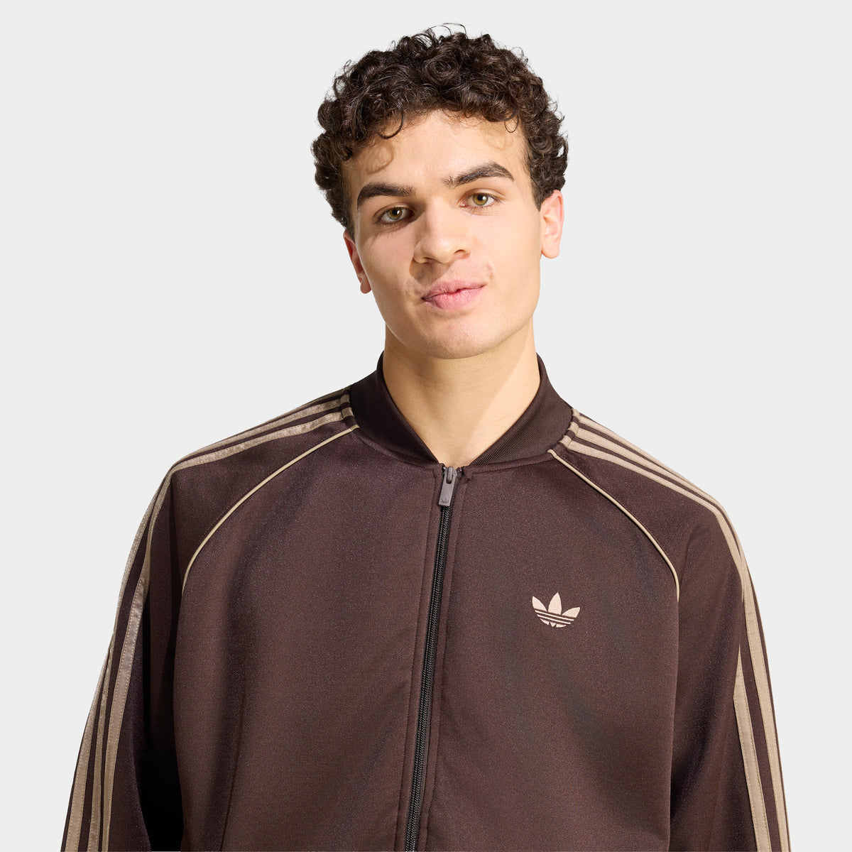 adidas SST Veste de survêtement ample Adicolor Classics / Café Aurora